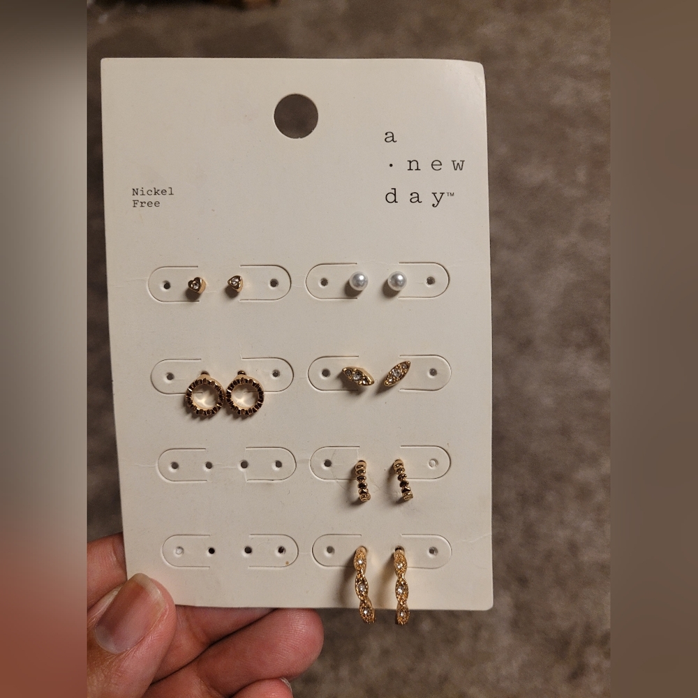 6 Pair Earrings
